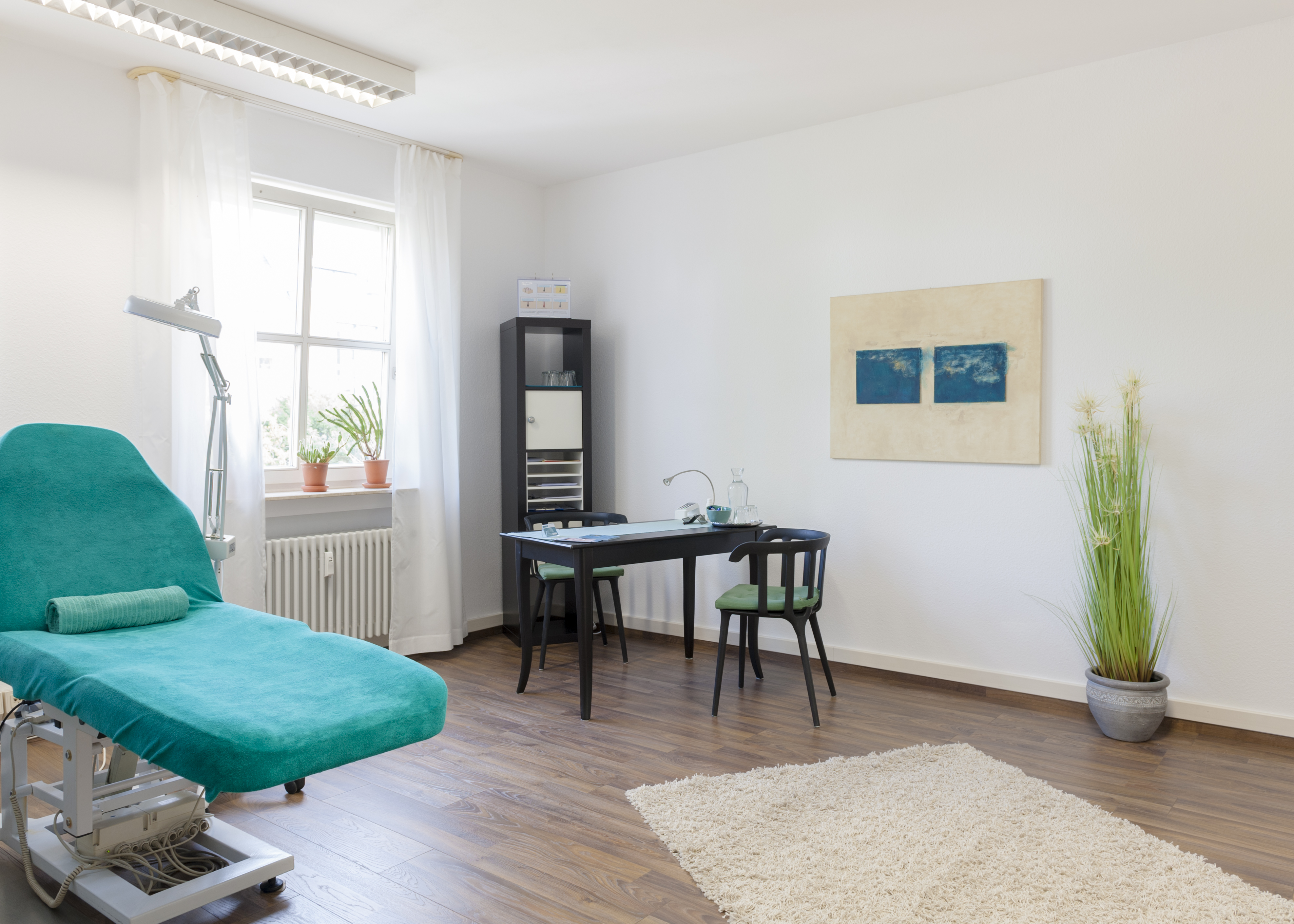 Wartebereich HaarFrei Trier – Studio Südallee Trier